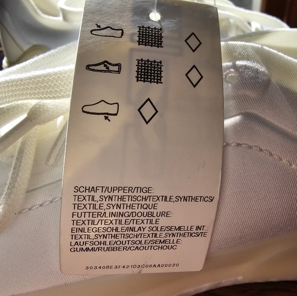 NWT Adidas x Stella Mc Cartney Treino White Sneakers Size 7 - Picture 10 of 11